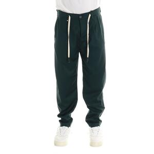 PANTALONI CON LACCIO VERDE